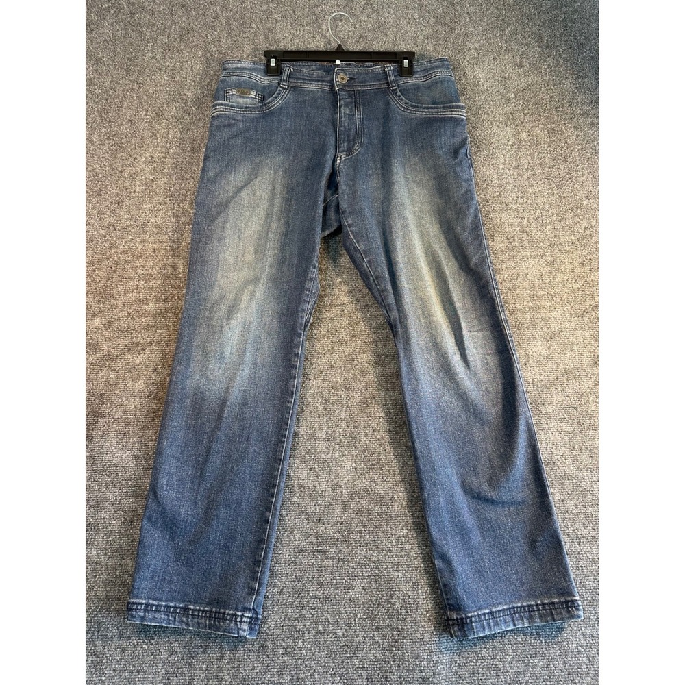 Kuhl Jeans Mens 36x30 Indigo Blue Straight Leg Rugged Outdoor Denim